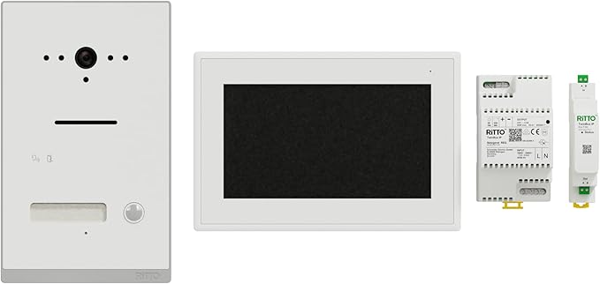 Ritto Intercom Video TwinBus IP Set 7 Zoll HD Monitor 1 Familie – Bild 2