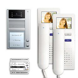 TCS PVC1420-0010 Video-Sprechanlagen-Set Aufputz für 2 WE – Bild 4