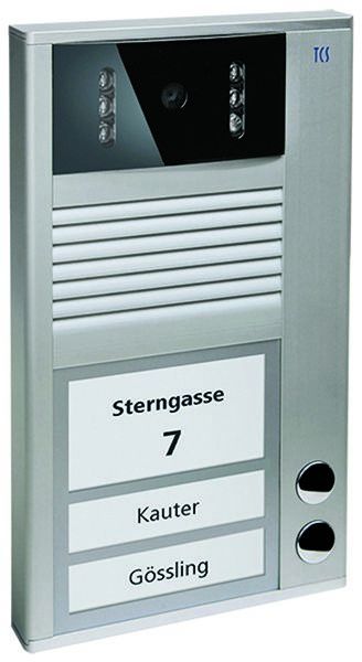 TCS PVC1420-0010 Video-Sprechanlagen-Set Aufputz für 2 WE – Bild 6