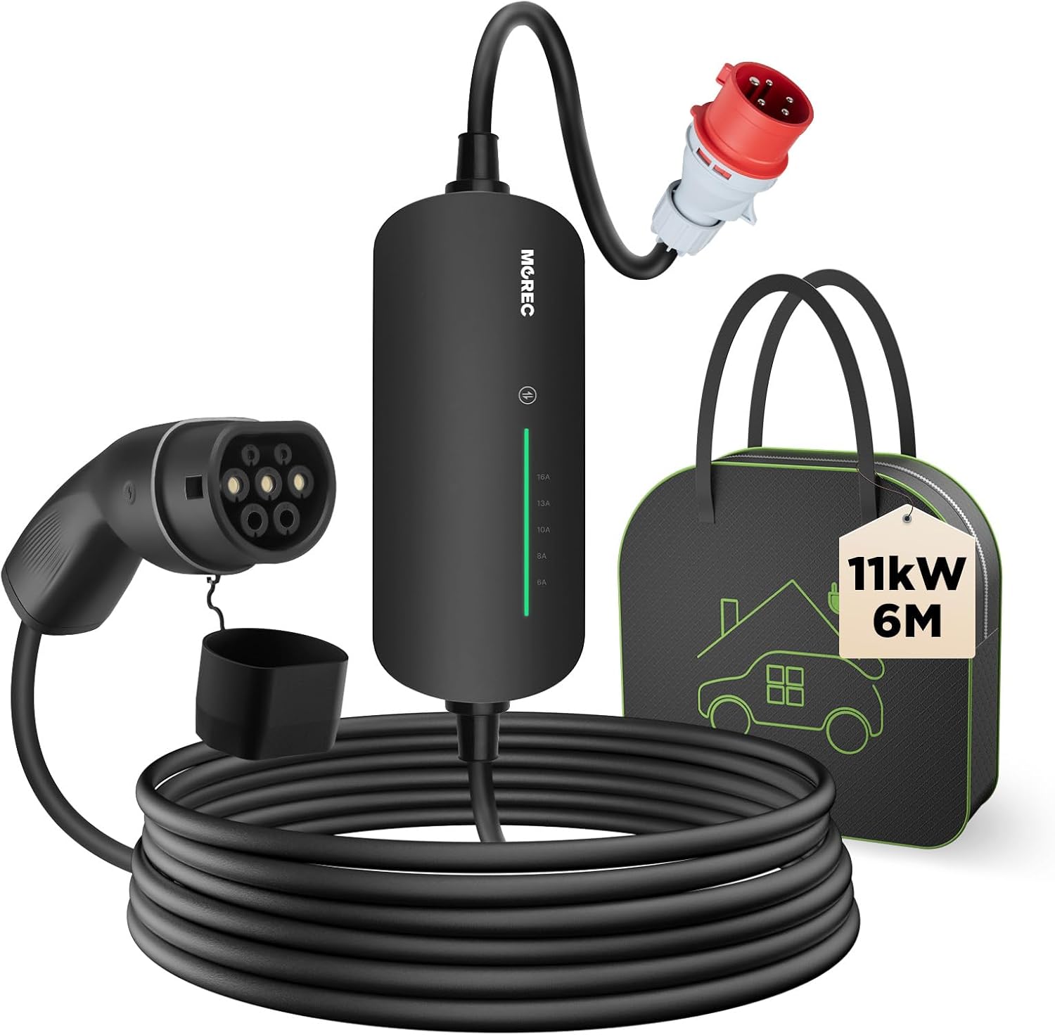 Morec Charging Cable Type 2 6-16A