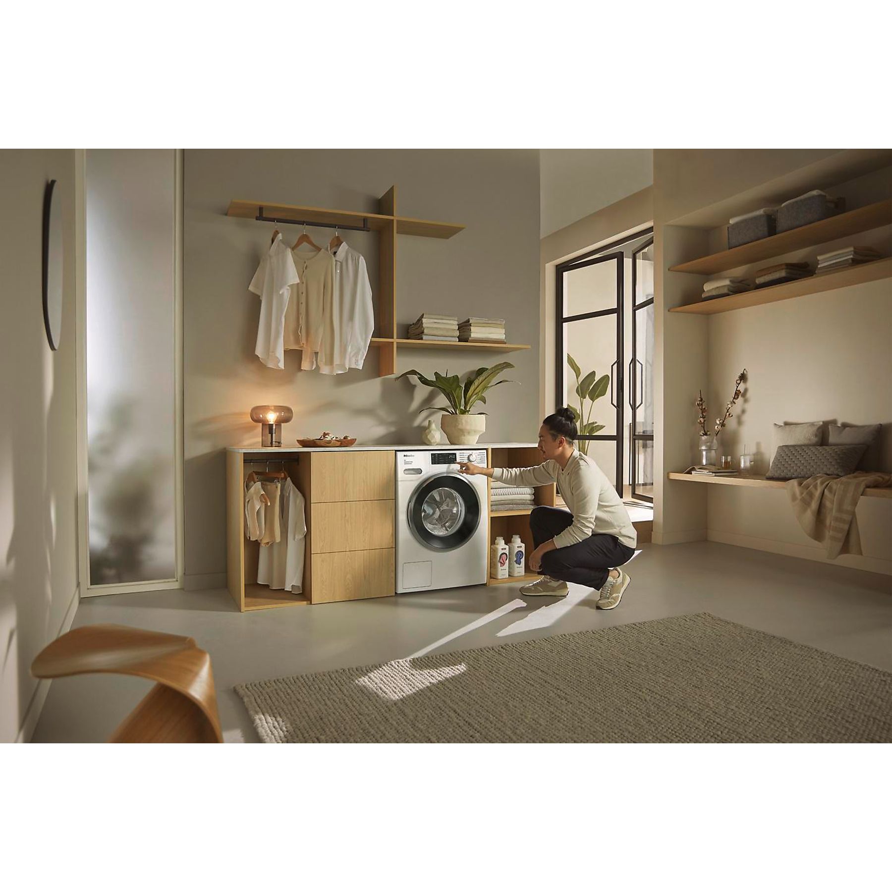 MIELE WWE460 WPS PWash&8kg W1 White Edition Waschmaschine (8 kg, 1400 U/Min., A, Flusenfilter, Fremdkörperfilter) – Bild 5