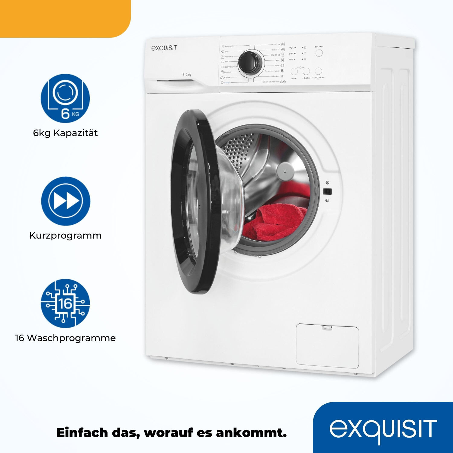 Exquisit WA6110-020A – Bild 3
