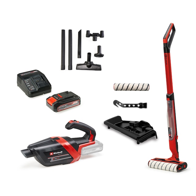Einhell Hartbodenreiniger »CLEANEXXO + TE-HV 18/06 Set«, inkl. Akku 18V/2,5Ah und Ladegerät