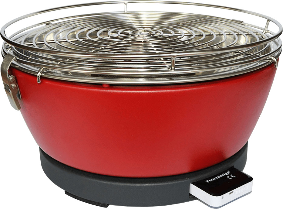 Feuerdesign Vesuvio rot