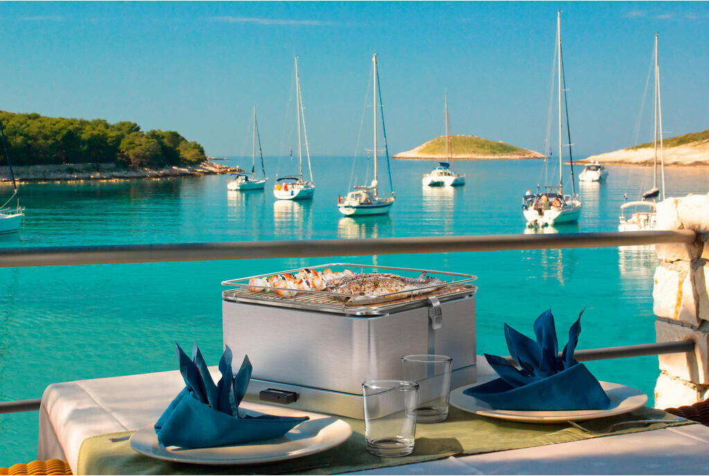 Feuerdesign Teide Tischgrill Edelstahl – Bild 2