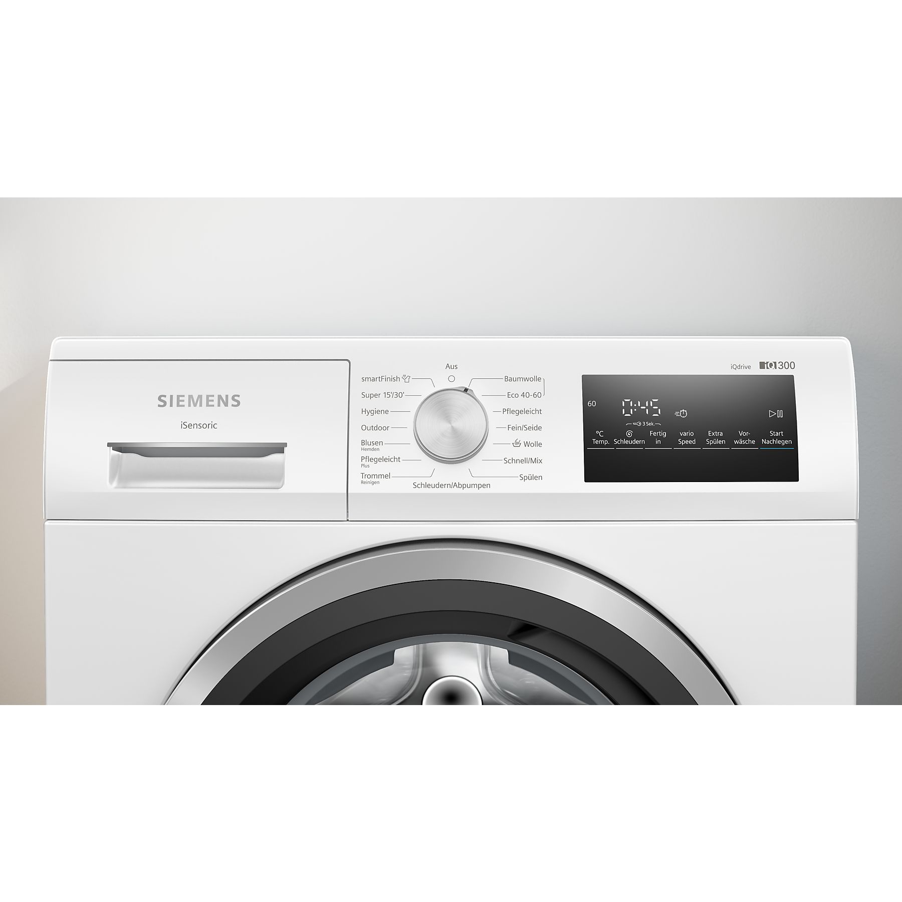 SIEMENS WM14NKECO4 iQ300 Waschmaschine (8 kg, 1400 U/Min., A) – Bild 3