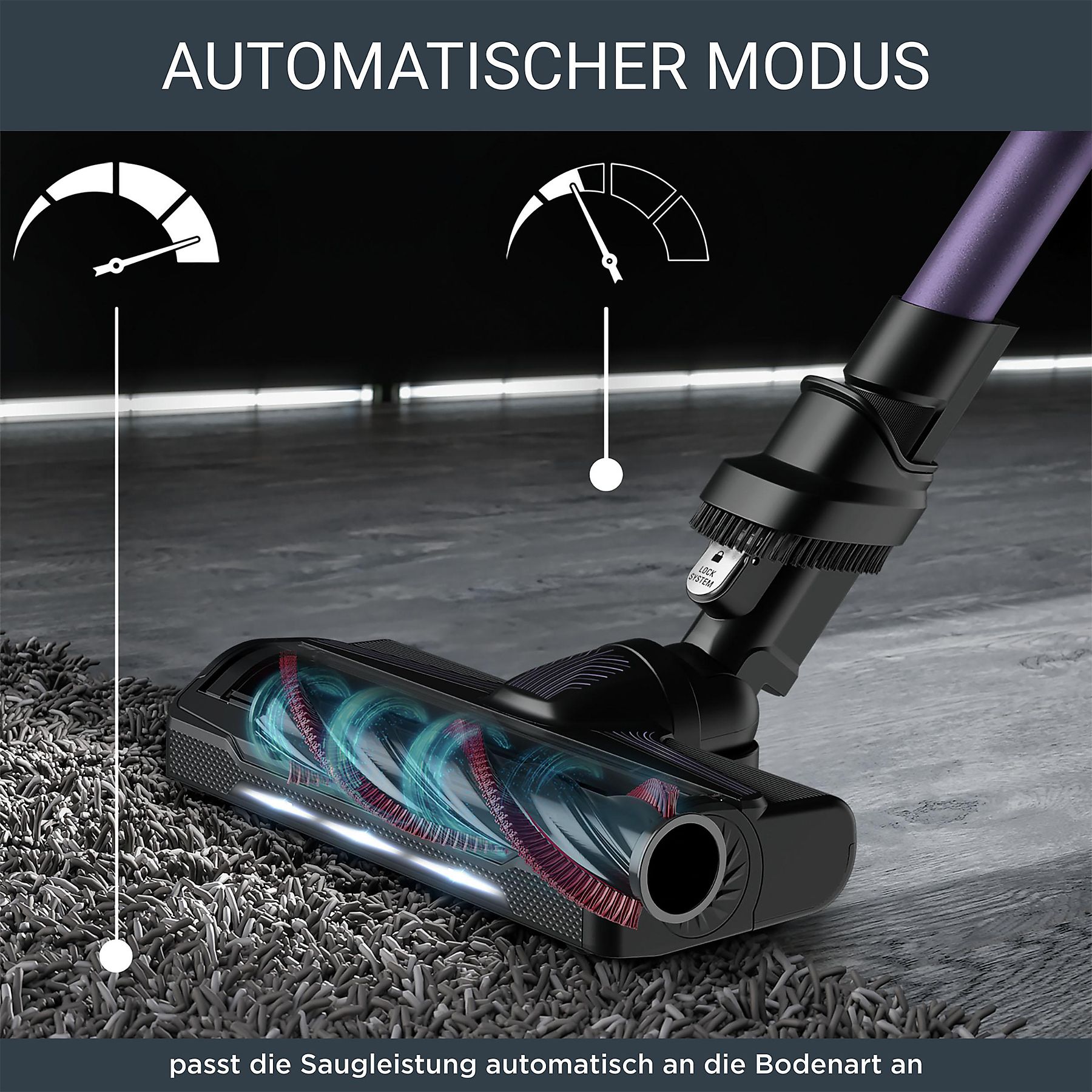 ROWENTA RH2039 X-Force Flex 9.60 Allergy Stielsauger, Akkubetrieb, 250 Watt – Bild 9