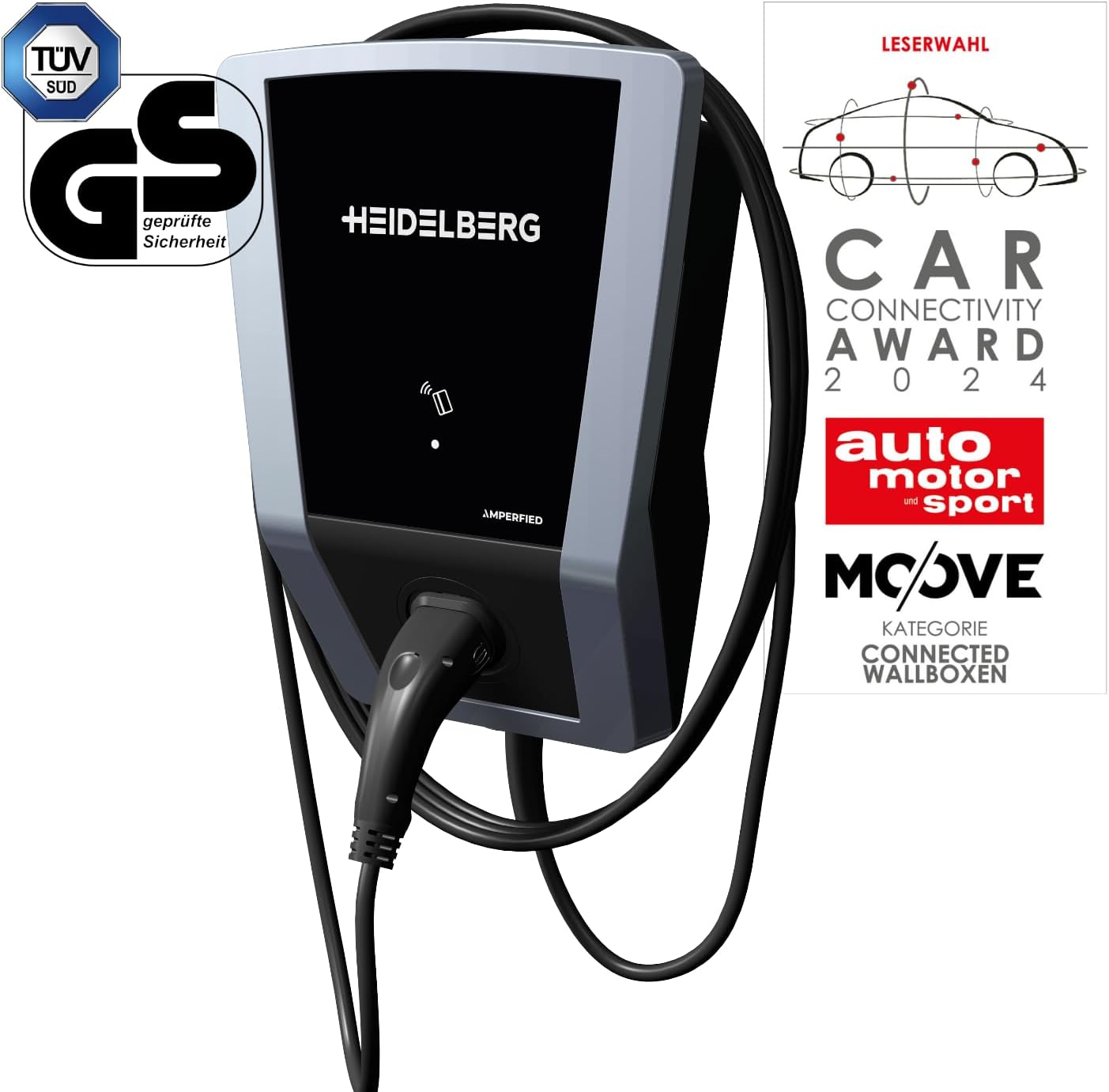 HEIDELBERG Wallbox with FI Circuit Breaker, App and RFID. – Bild 2