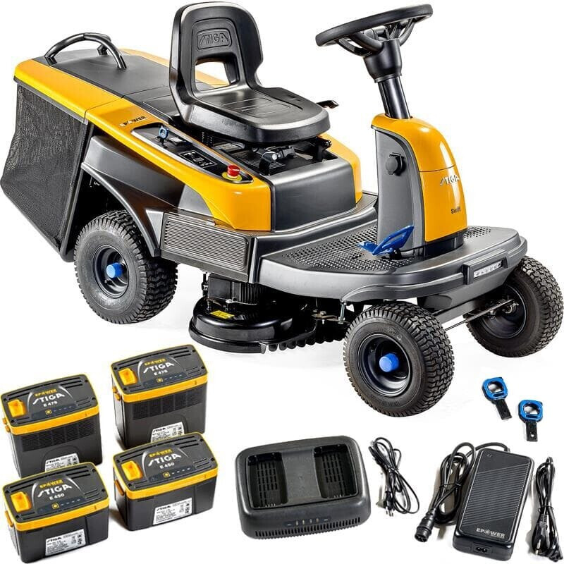 Stiga Akku-Rasentraktor Swift 372e (2x5Ah + 2x7.5Ah) – Bild 4