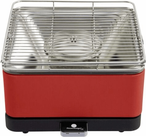 Feuerdesign Teide Tischgrill rot