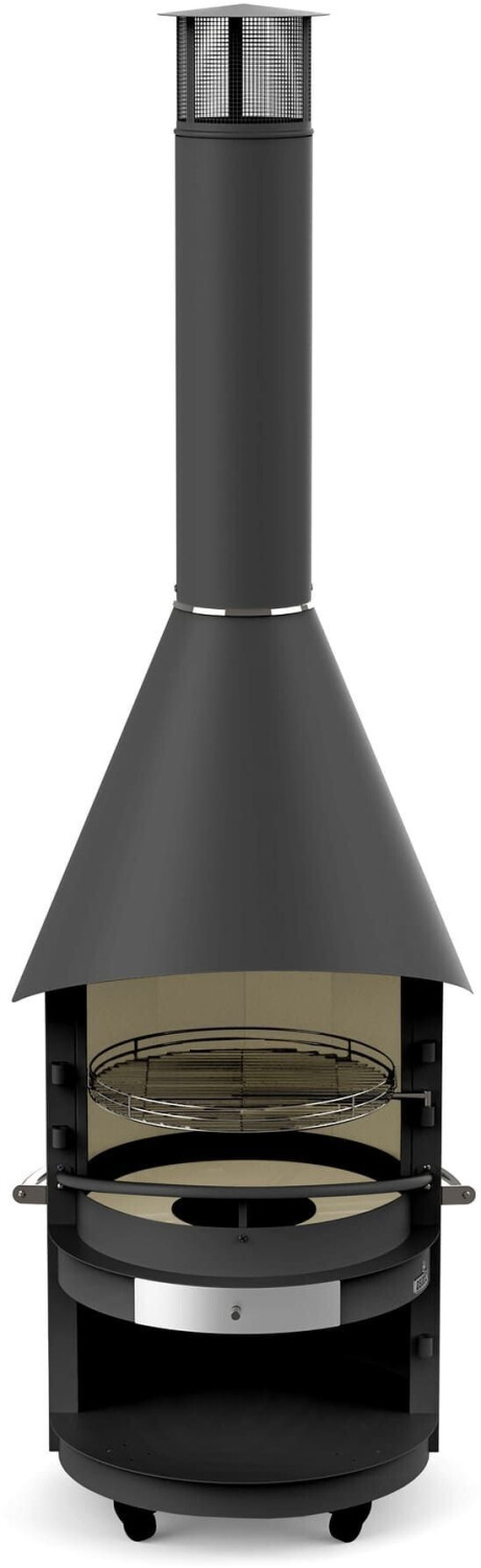 Asado Fuego Garten-Grillkamin Ø 70 cm Stahl anthrazit – Bild 2