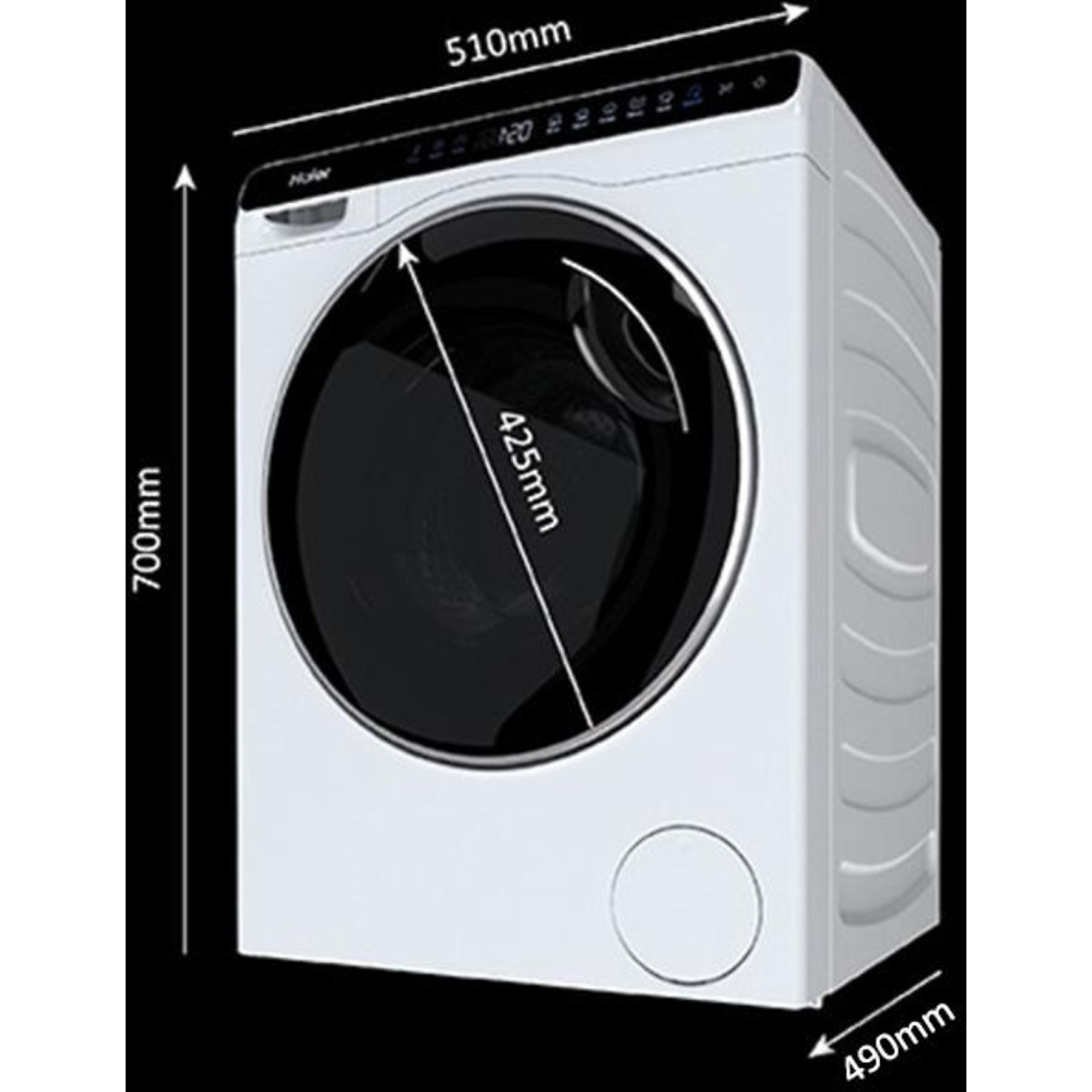HAIER HW50-BP12307 MINI-WASHER Waschmaschine (5 kg, 1200 U/Min., A) – Bild 6