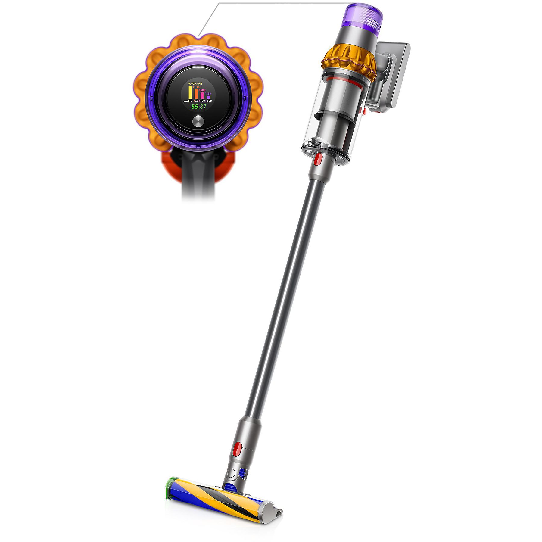 DYSON V15 Detect Absolute Extra Stielsauger, Akkubetrieb, 660 Watt – Bild 7