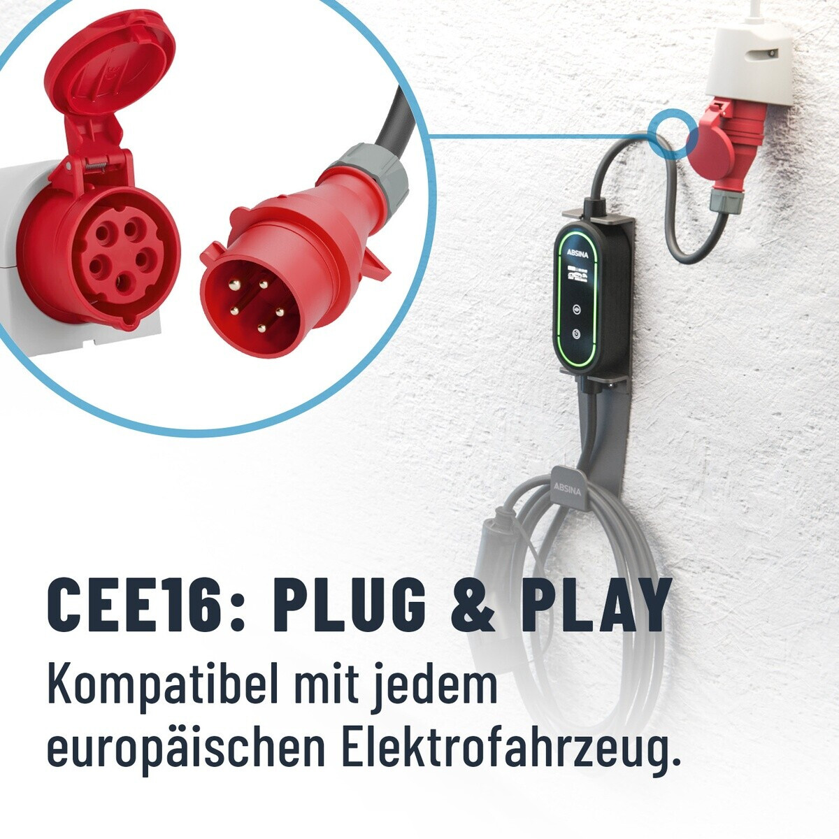 Absina mobile Wallbox 11kW (19759) – Bild 2