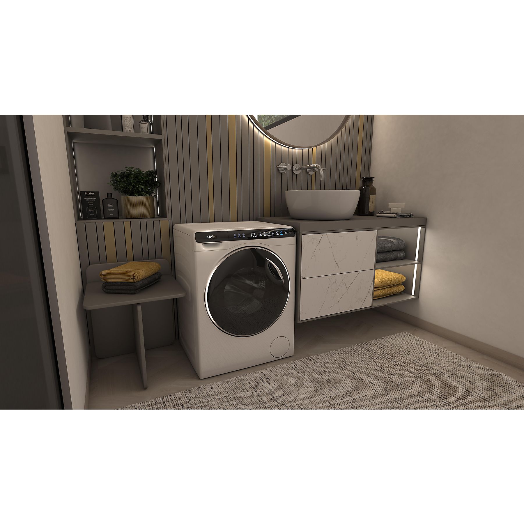 HAIER HW50-BP12307 MINI-WASHER Waschmaschine (5 kg, 1200 U/Min., A) – Bild 10